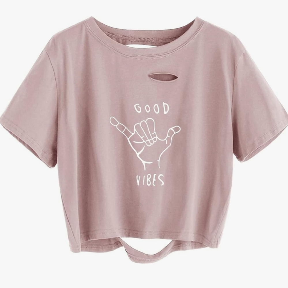 Women's Graphic Crop Tee